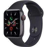 Apple Watch SE 40mm Cellular Space Grey Aluminium Case with Midnight Sport Band - Smart Watch