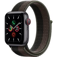 Apple Watch SE 44mm Cellular Space Grey Aluminium Case with Tornado/Grey Sport Loop - Smart Watch