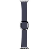 Modernes Lederarmband Apple 38 mm - Mitternachtsblau - Medium - Armband