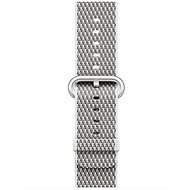 Apple 38mm White Woven Nylon (with Stitching) - Watch Strap