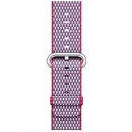Apple 38mm Raspberry-Blue of Woven Nylon (with Stitching) - Watch Strap