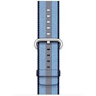 Apple 38 mm Polnočne modrý z tkaného nylonu (prúžky) - Remienok na hodinky