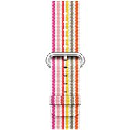 Apple 38mm Pink woven nylon (strips) - Watch Strap