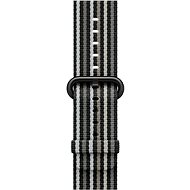 Apple 38mm Black Stripe Woven Nylon - Watch Strap