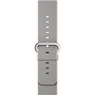 Apple Sportarmband 42mm aus gewebtem Nylon - Perlgrau - Armband