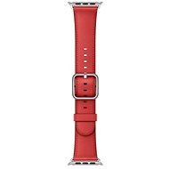 Apple 42 mm Červený s klasickou prackou - Remienok na hodinky