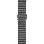 Apple 42mm Storm Grey Leather - Medium - Watch Strap