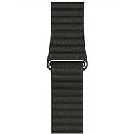 Apple 42mm Charcoal Grey Leather Loop - Medium - Watch Strap
