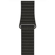 Apple 42mm Leather Charcoal Grey - Large - Watch Strap