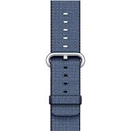 Apple 42mm Midnight Blue Check Woven Nylon - Watch Strap