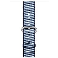 Apple 42 mm Polnočne modrý z tkaného nylonu (prešívanie) - Remienok na hodinky
