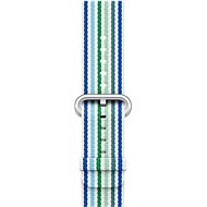 Apple 42mm Blue Stripe Woven Nylon - Watch Strap