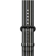 Apple 42mm Black Woven Nylon (strips) - Watch Strap
