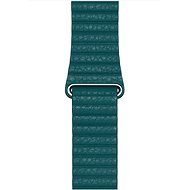 Apple 44mm Kingfisher Turquoise Leather Loop - Medium - Watch Strap