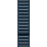 Apple 44mm Baltic Blue Leather Link - Large - Watch Strap