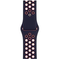 Apple Watch 40mm Blue-Black / Bright Mango Sports Strap Nike - Standard - Watch Strap