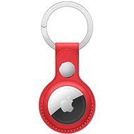 Apple AirTag bőr kulcstartó piros - AirTag kulcstartó