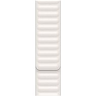 Apple Watch 44mm Chalk White Leather Link - S / M - Watch Strap