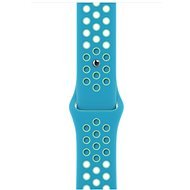 Apple Watch 44mm Chlorine Blue / Green Glow Nike Sports Strap - Standard - Watch Strap