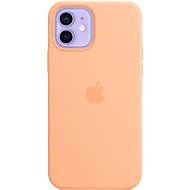 Apple iPhone 12 a 12 Pro Silikónový kryt s MagSafe melónovo oranžový - Kryt na mobil