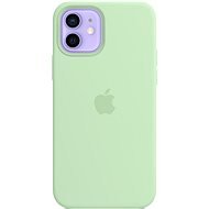 Apple iPhone 12 und 12 Pro Silikonhülle mit MagSafe pistazienfarben - Handyhülle