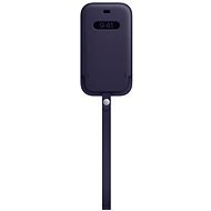 Apple iPhone 12 mini Leather Sleeve with MagSafe Dark Purple - Phone Case