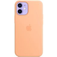 Apple iPhone 12 Mini sárgadinnye szilikon MagSafe tok - Telefon tok