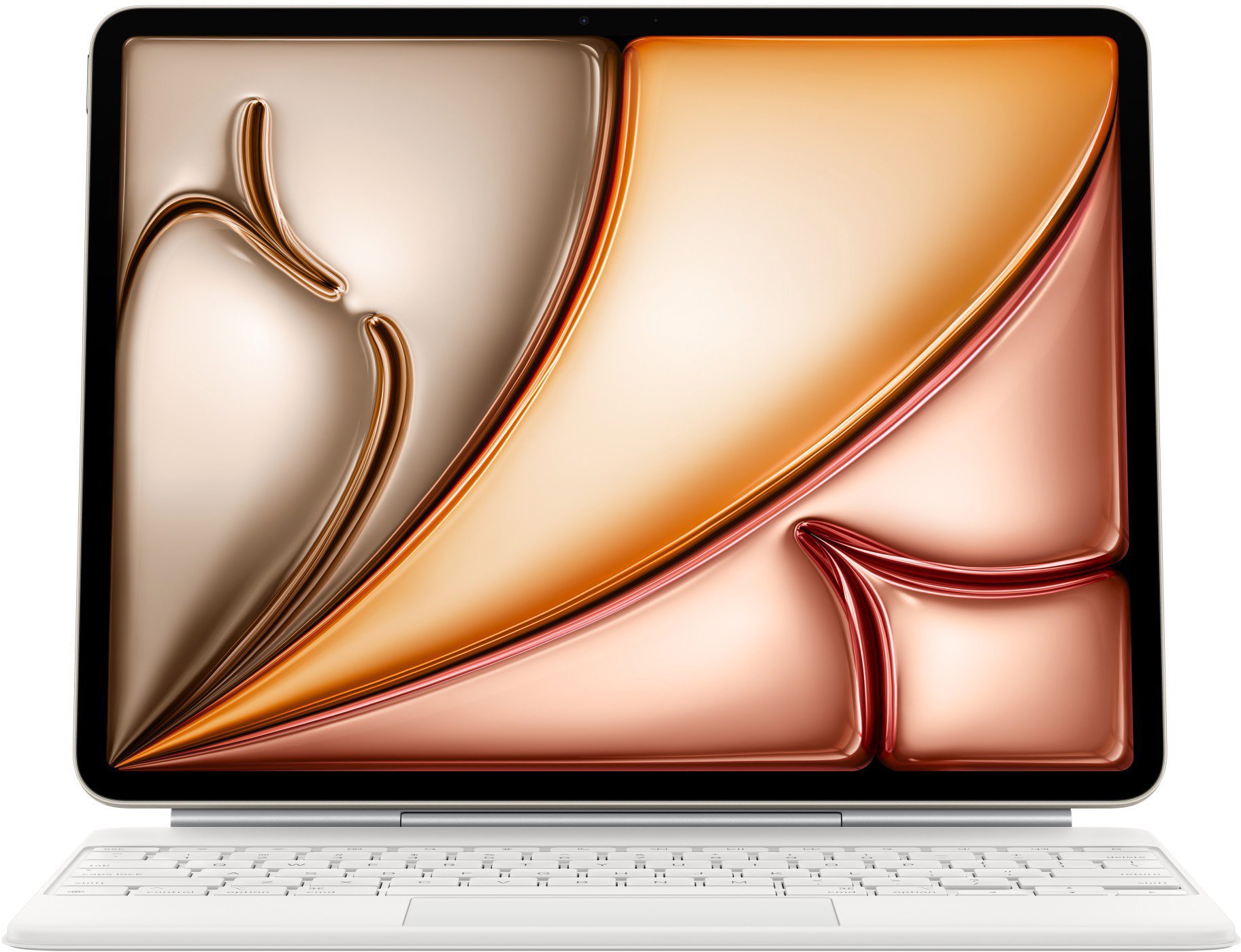 Apple Magic Keyboard for iPad Air 13" (M3) - ENG - white - Tablet Case With Keyboard