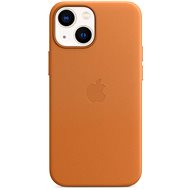 Apple iPhone 13 mini Leather Cover with MagSafe Golden Brown - Phone Cover
