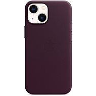 Apple iPhone 13 mini Leather Cover with MagSafe Dark Cherry - Phone Cover