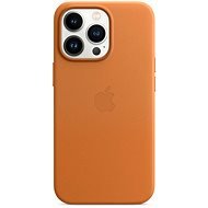 Apple iPhone 13 Pro aranybarna bőr MagSafe tok - Telefon tok