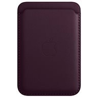 Apple iPhone Leder Geldbörse mit MagSafe dunkle Kirsche - MagSafe Wallet