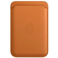Apple iPhone Leder Geldbörse mit MagSafe goldbraun - MagSafe Wallet