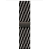 Apple Watch 45mm Graphite Grey Milanese Loop Strap - Watch Strap