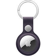 Apple FineWoven keyring for AirTag midnight purple - AirTag Key Ring