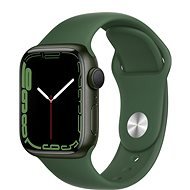 Apple Watch Series 7 41 mm Zelený hliník s listovo zeleným športovým remienkom - Smart hodinky