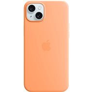Apple iPhone 15 Plus MagSafe narancssörbet szilikon tok - Telefon tok
