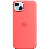 Apple iPhone 15 Plus Silikónový kryt s MagSafe svetlo melónový - Kryt na mobil