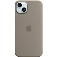 Apple iPhone 15 Plus Silikonhülle mit MagSafe lehmgrau - Handyhülle