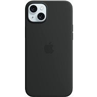 Apple iPhone 15 Plus MagSafe fekete szilikon tok - Telefon tok