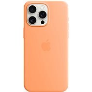 Apple iPhone 15 Pro Max Silikonový kryt s MagSafe sorbetově oranžový - Kryt na mobil