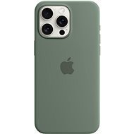 Apple iPhone 15 Pro Max Silikonový kryt s MagSafe cypřišově zelený - Phone Cover