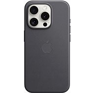 Apple iPhone 15 Pro MagSafe fekete FineWoven szövet tok - Telefon tok