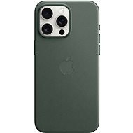 Apple iPhone 15 Pro Max Kryt z tkaniny FineWoven s MagSafe listově zelený - Phone Cover