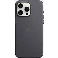 Apple iPhone 15 Pro Max FineWoven-Stoff Handyhülle mit MagSafe schwarz - Handyhülle