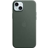 Apple iPhone 15 Plus z tkaniny FineWoven s MagSafe listovo zelený - Kryt na mobil