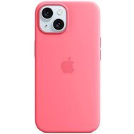Apple iPhone 15 rózsaszín szilikon MagSafe tok - Telefon tok
