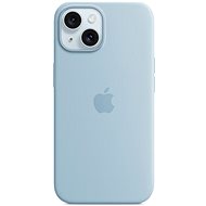 Apple iPhone 15 Silicone cover with MagSafe light blue - Phone Cover