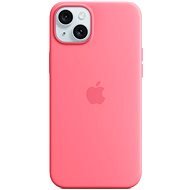 Apple iPhone 15 Plus rózsaszín szilikon MagSafe tok - Telefon tok