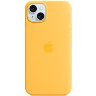 Apple iPhone 15 Plus Silicone cover with MagSafe ray yellow - Phone Cover